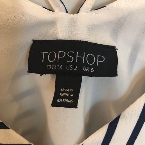 Topshop striped camisole (XS) - Picture 3 of 3